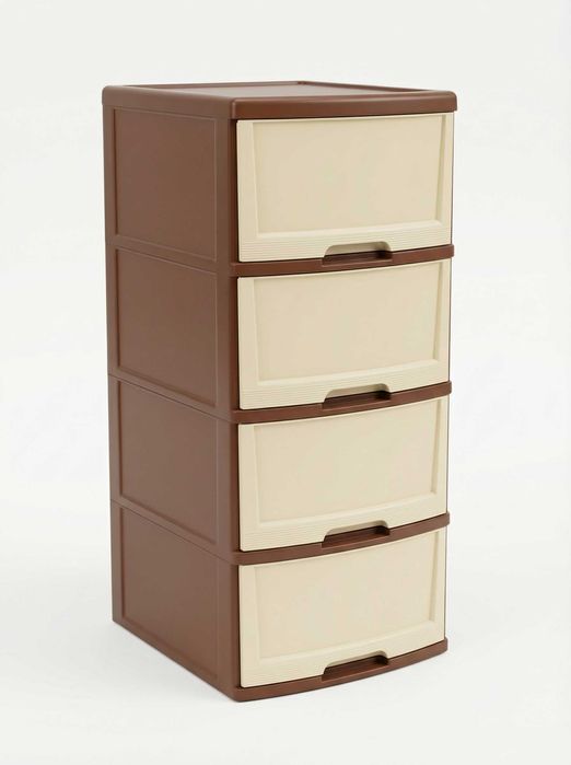 Комод на 4 ящика пластиковый