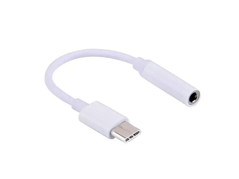 Аудио адаптер с lighting port към 3.5 за слушалки и iPhone или Type C