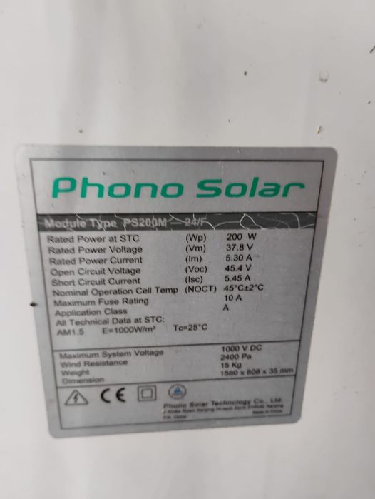 Panou fotovoltaic de vânzare