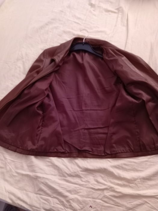 geaca piele naturala dama doamne jacheta marime s noua