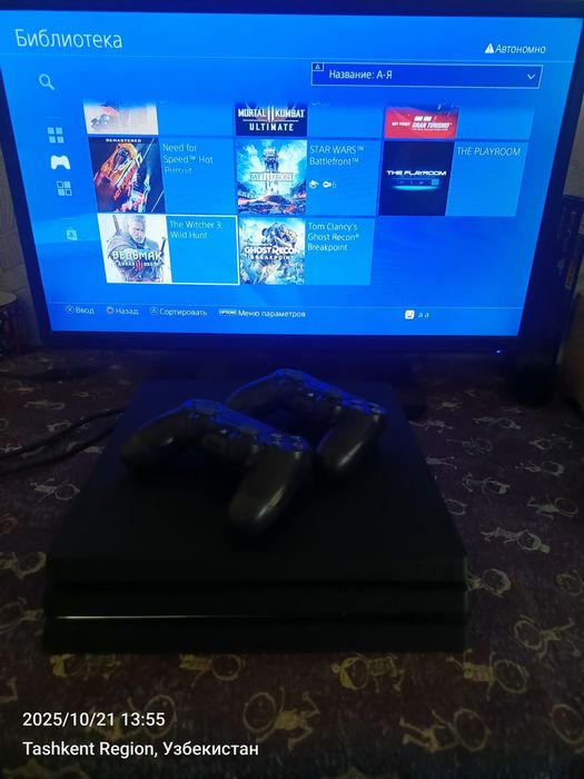 Ps4 PRO 1TB +20 ofitsalniy oʻyinlar +3oy garantiya