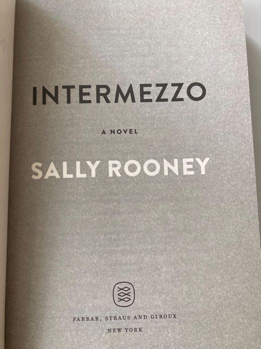 Intermezzo, Sally Rooney