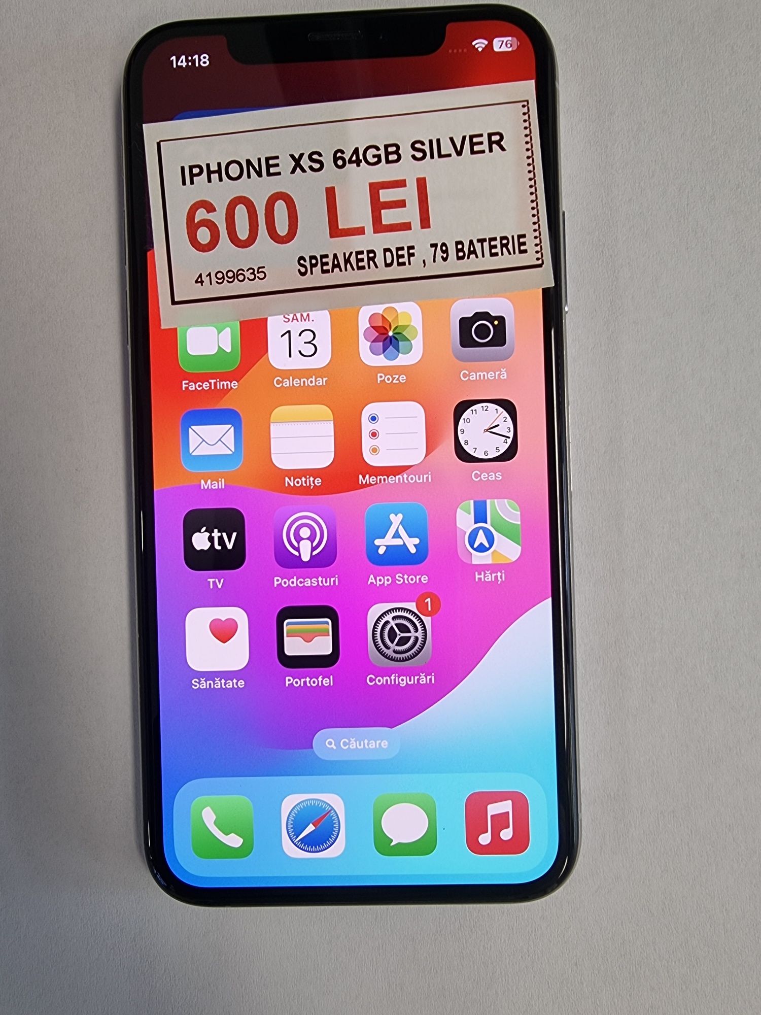 IPHONE XS 64GB 79% BAT•Amanet Lazar Crangasi•41996