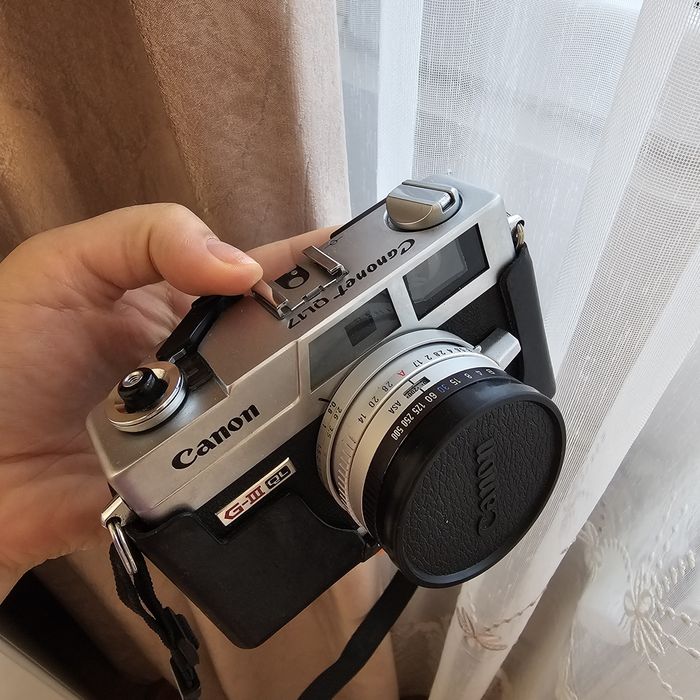 Canon Canonet QL17 G-III – stare excelentă + husă originală + film