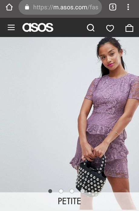 Къса официална рокля от Asos