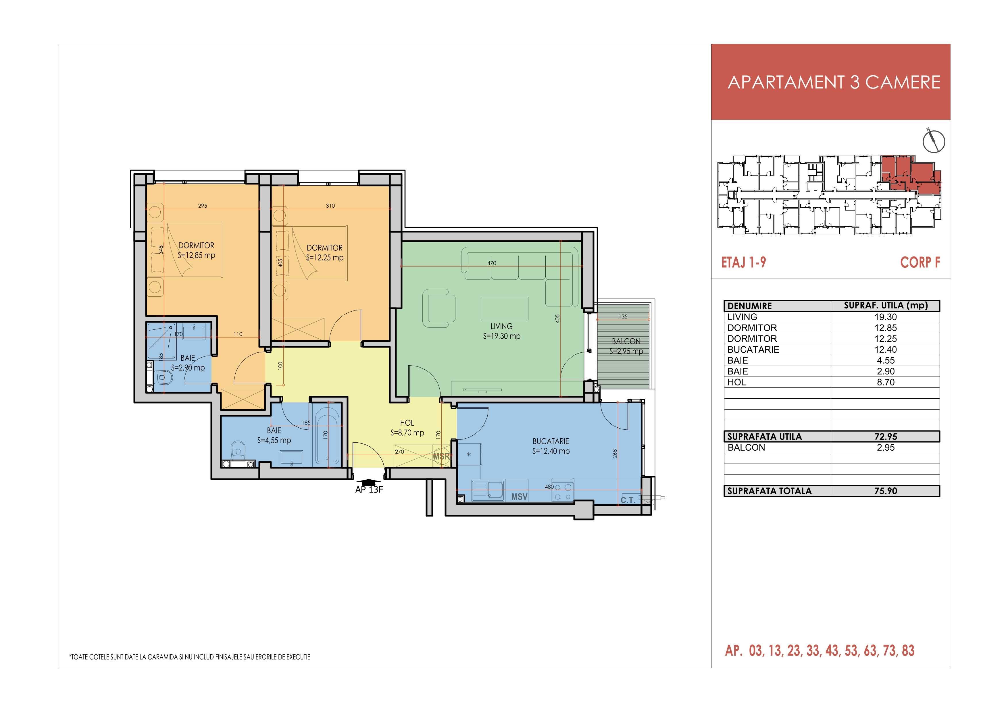 Direct Dezvoltator - Apartament 3 camere