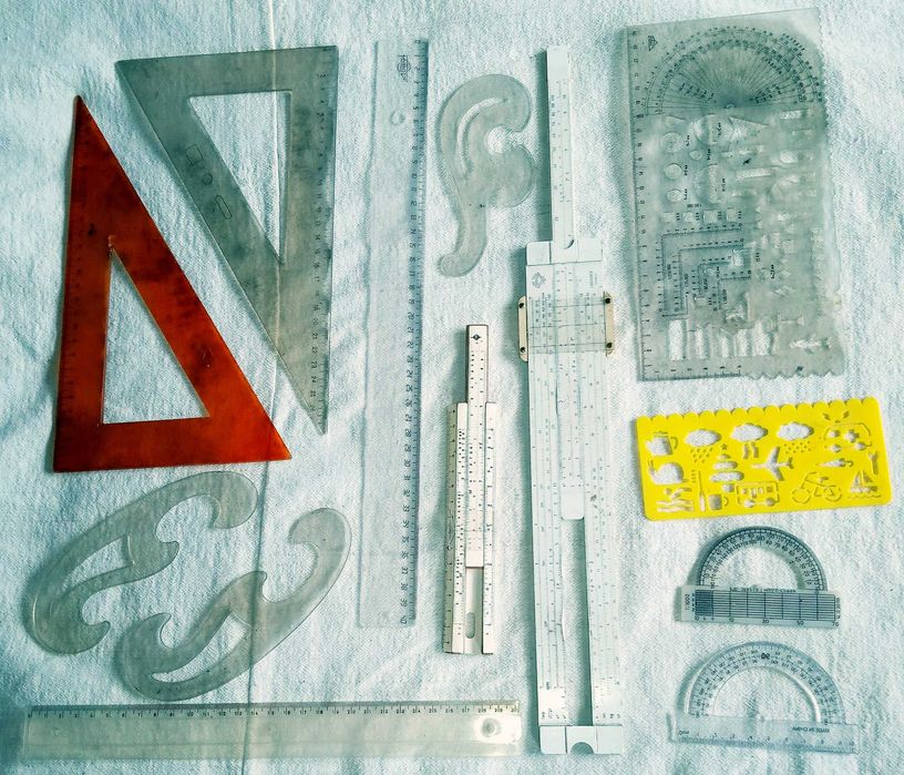 линийки за училище. 13 бр.