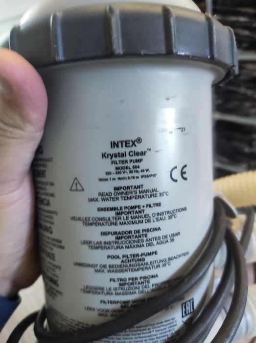 Pompă Piscină Intex Krystal Clear Model 604 45W