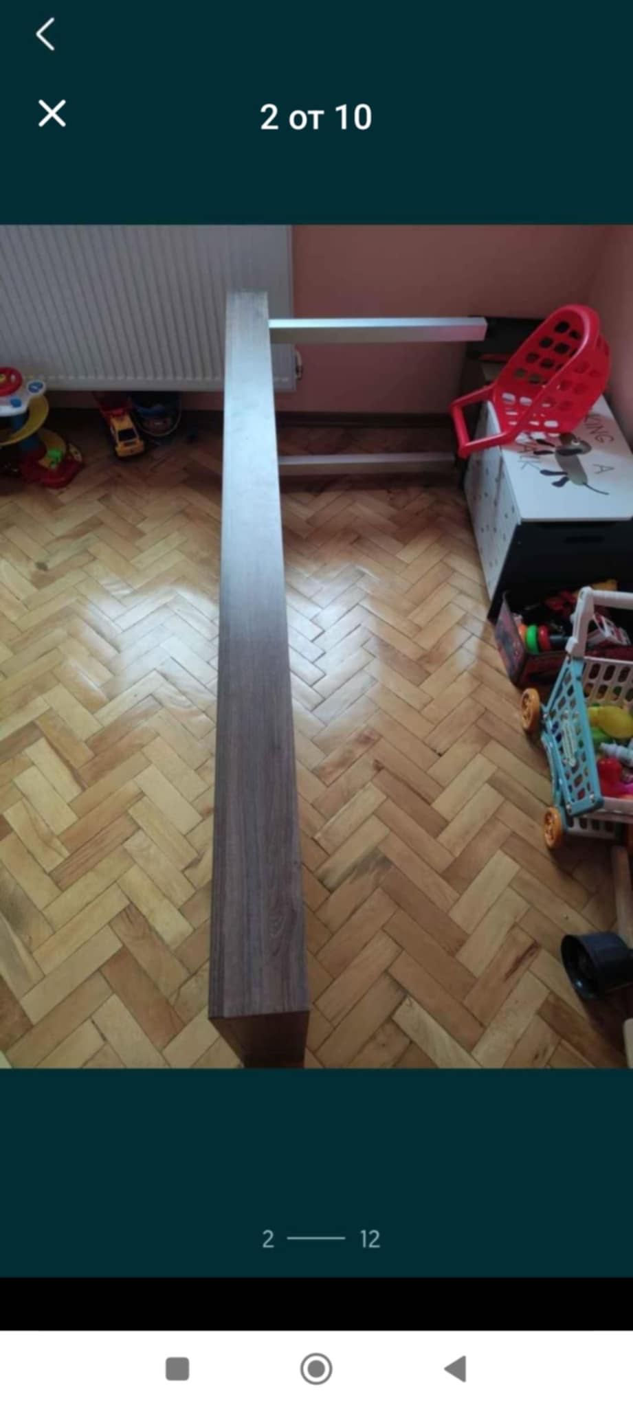 Барплот и шкаф МДФ 18мм. Дъб какао