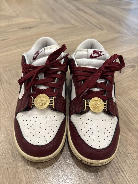 кецове Nike Dunk Low (бордо/off white)