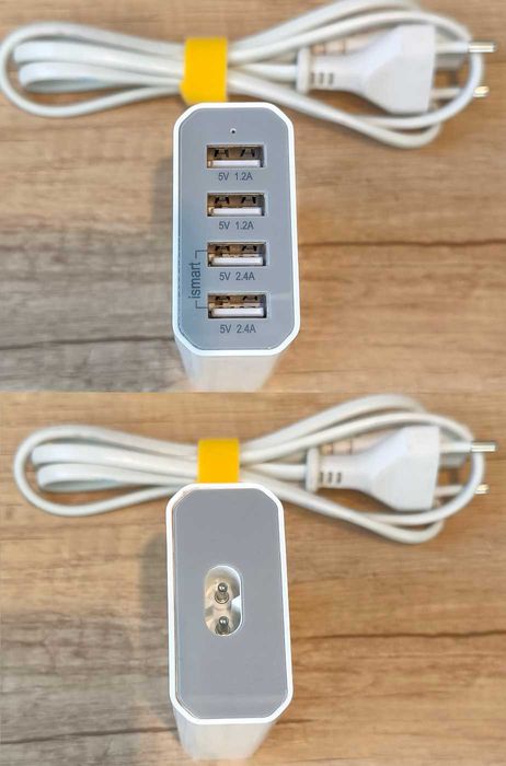 Incarcator usb, patru porturi, 36W, Roline