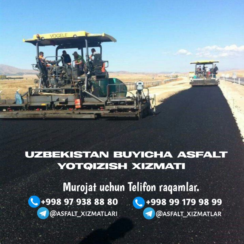 Asfalt yotqizish xizmati