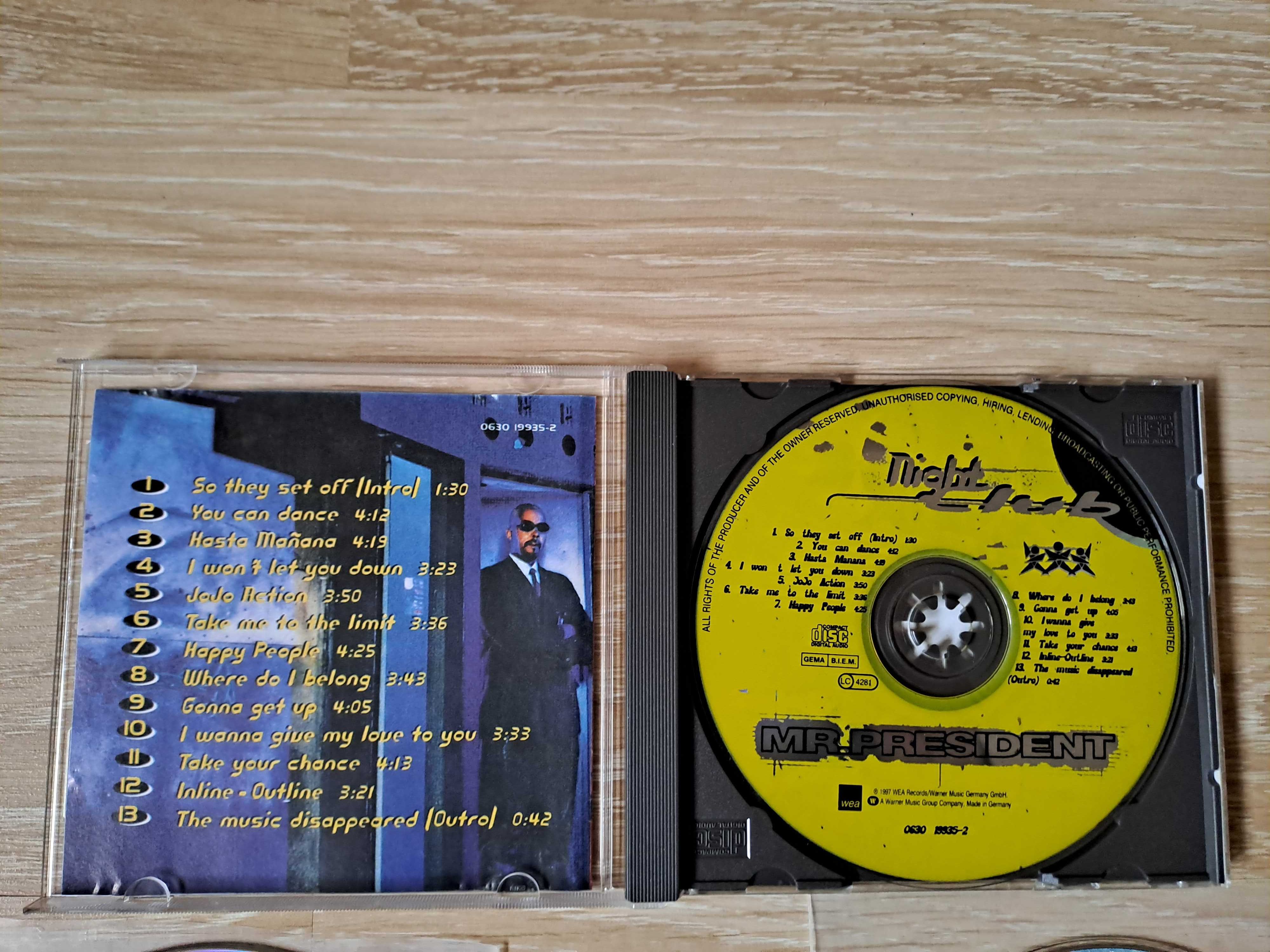 Colectie 5 CD+CD Maxi originale Mr. President (Eurodance)