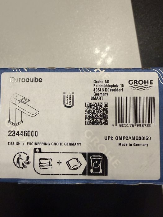 Баня Смесител за умивалник 1/2" М-размер Eurocube Grohe 23446000