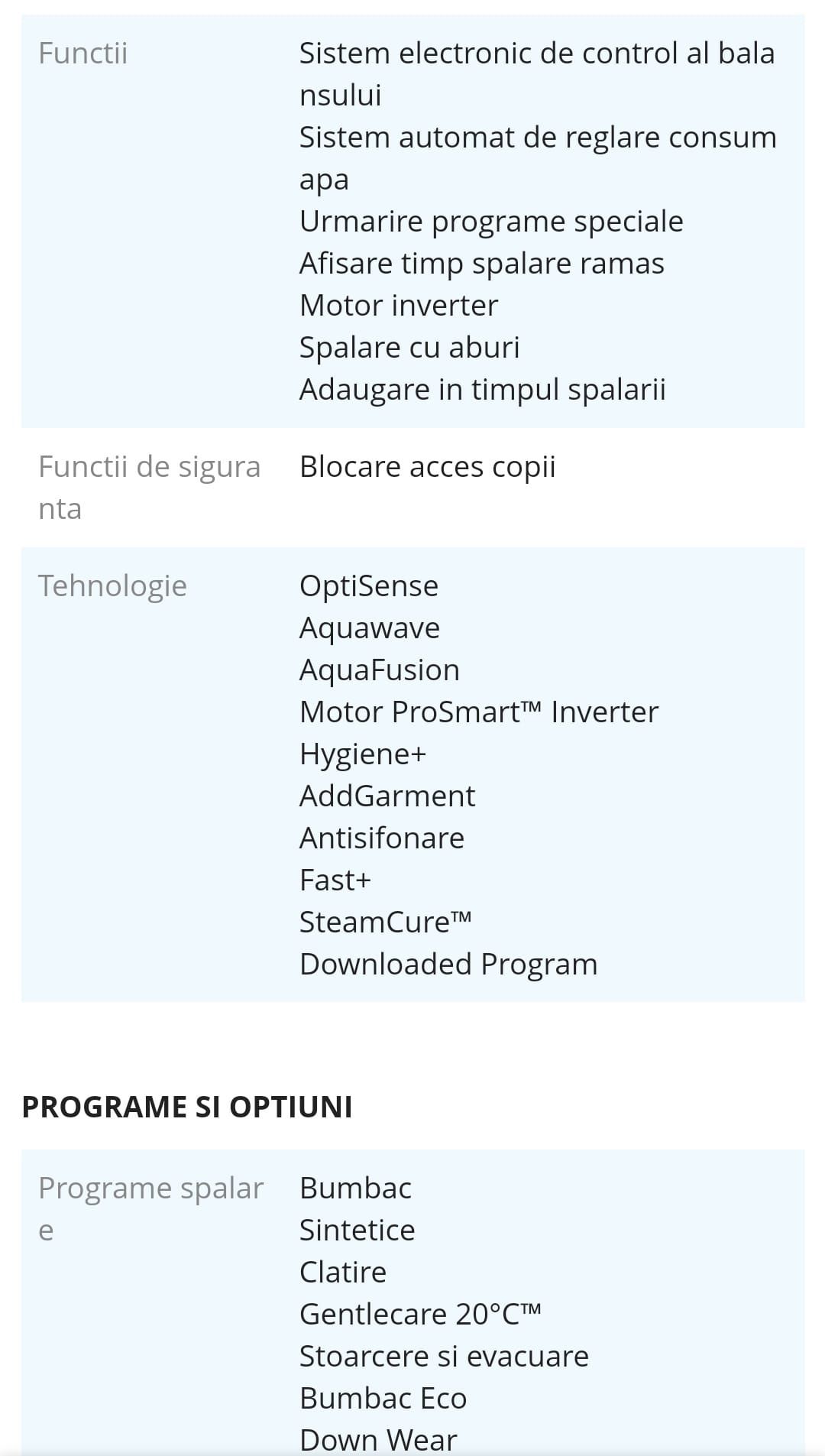 Mașina de spălat Beko încă în garantie