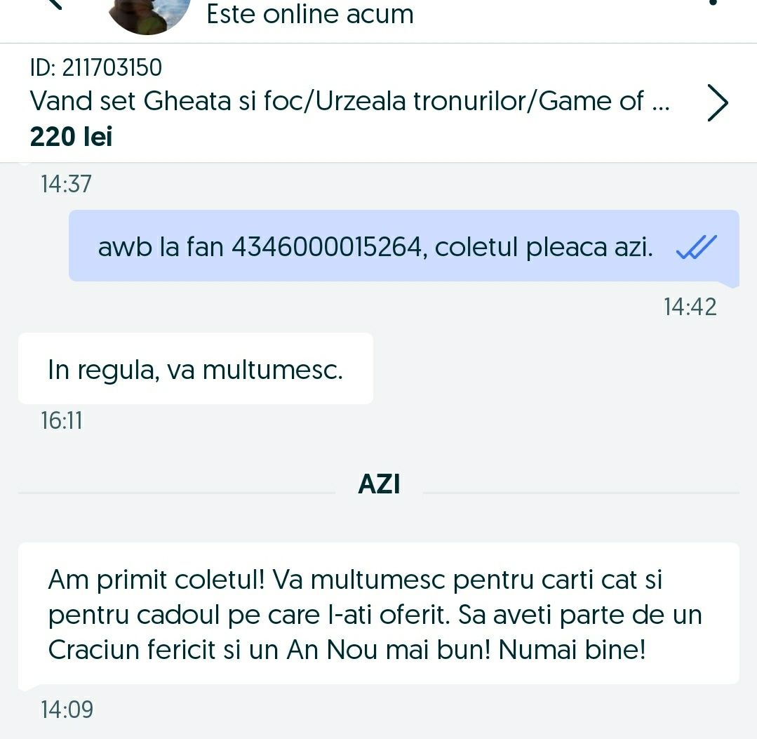 Vand Pachet Pisicile Războinice – 1 - 35, noi, in tipla