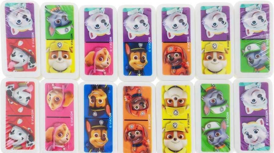 Domino Paw Patrol / Patrula Catelusilor joc de societate copii