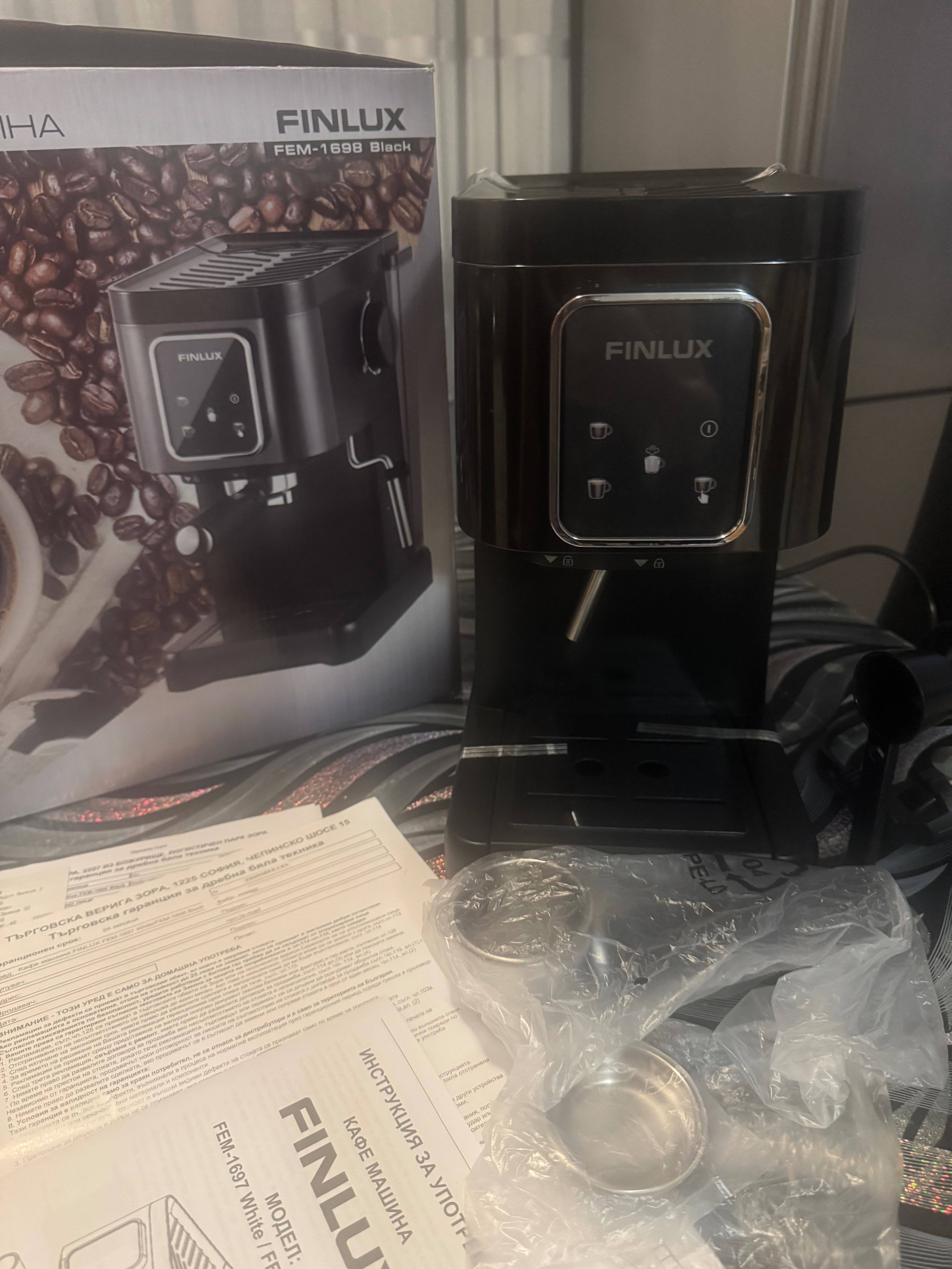 НОВА Кафемашина Finlux