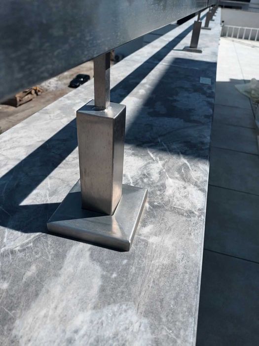 Иноксов парапет 40х40мм