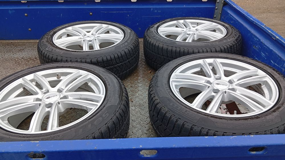 Jante  aliaj audi Mercedes 225/55/17 Pirelli runflat