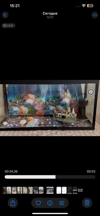 Продаю аквариум. Отличное состояние, использовался недолго.