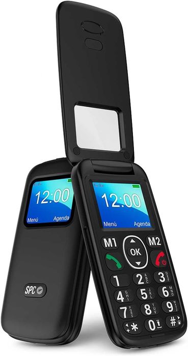 SPC Titan View - Сгъваем мобилен телефон с големи бутони за възрастни