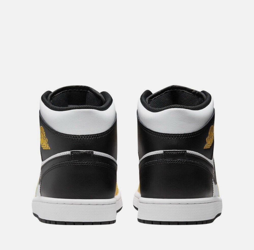 Air Jordan 1 Mid Yellow Orche/Black-White