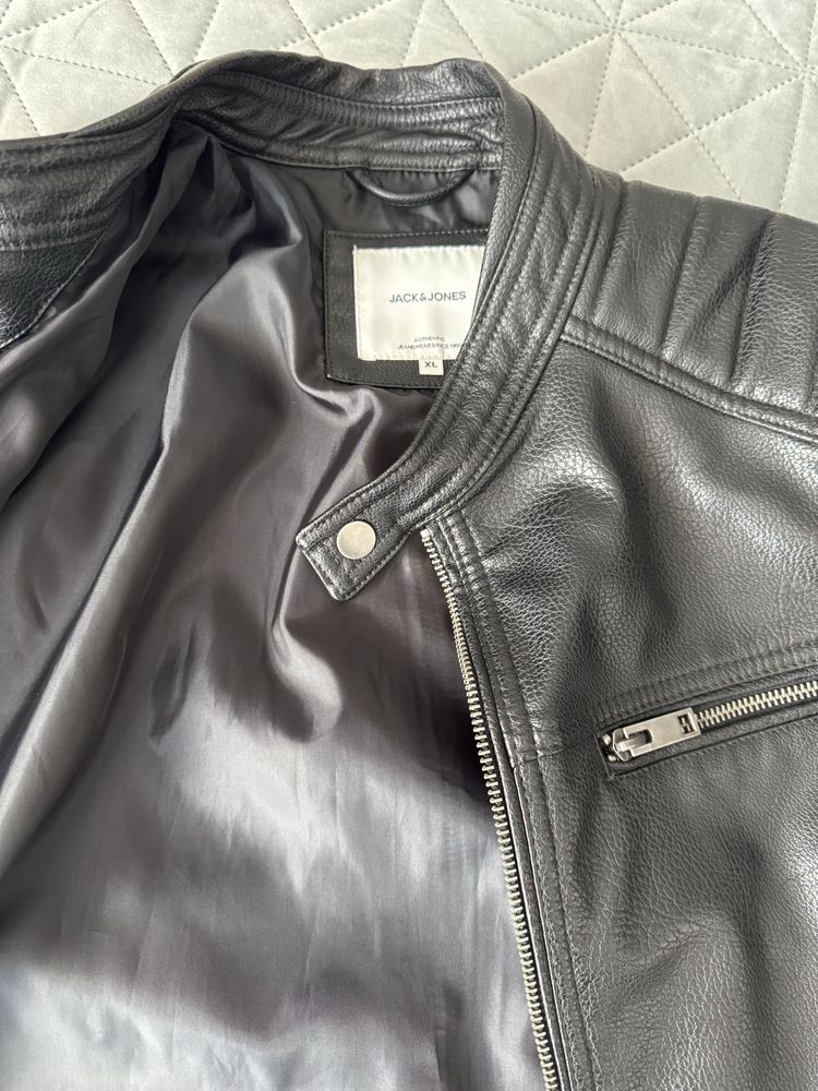 Мъжко кожено яке Jack & Jones