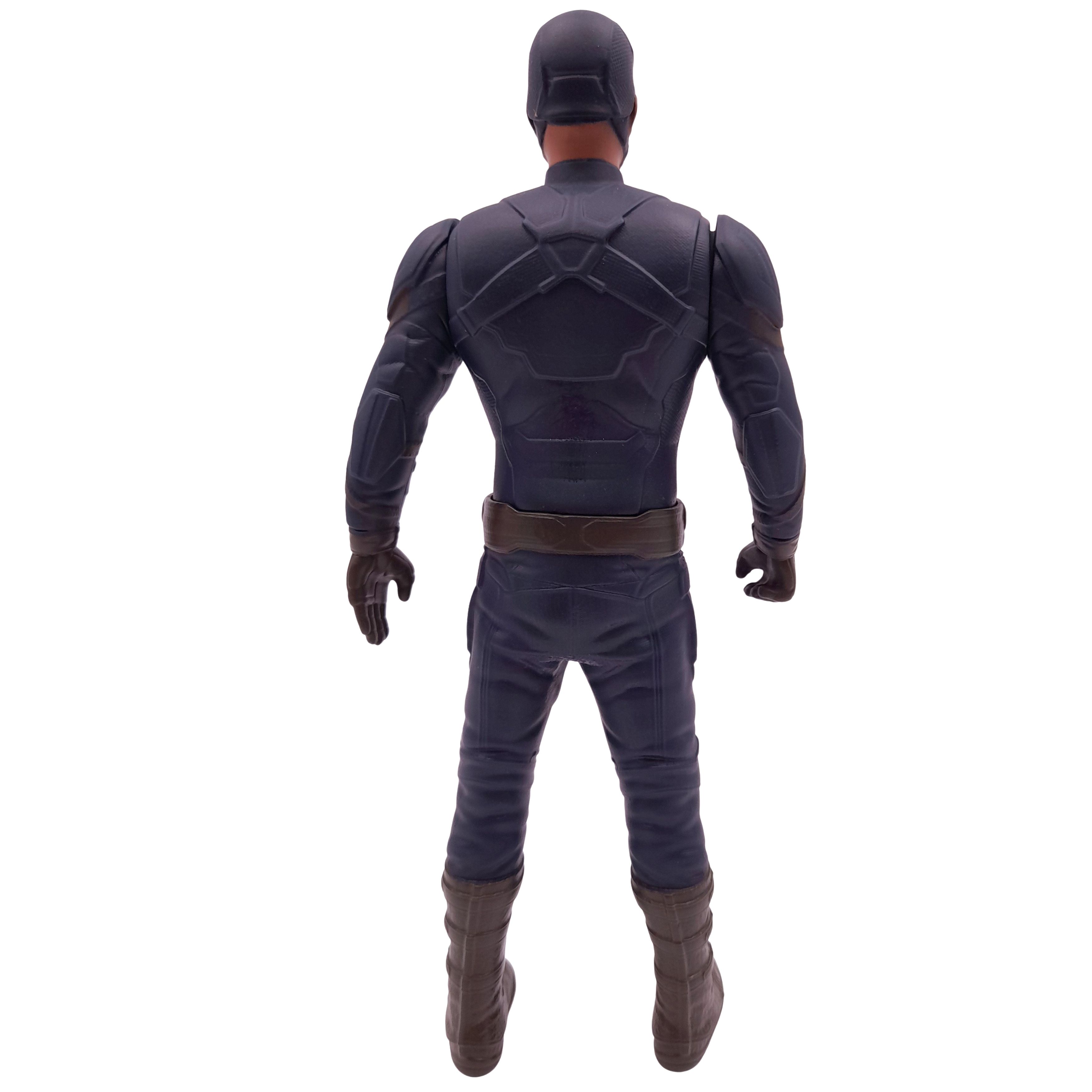 Costum Captain America copii, First Avenger, 5-7 ani, figurina inclusa