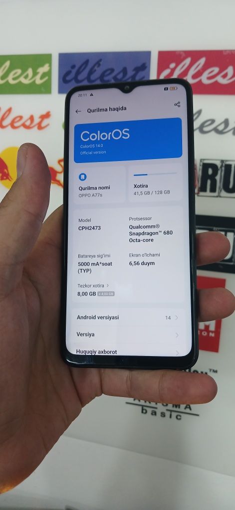 OPPO A77s 8+4/128
