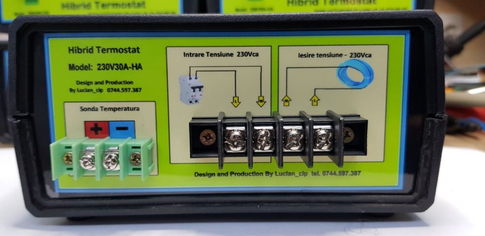 Hibrid Termostat Digital, 230V30A-HA, -99 +999 Grade