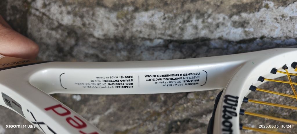 Wilson Prostaff one hundred lite BLX, тенис ракета