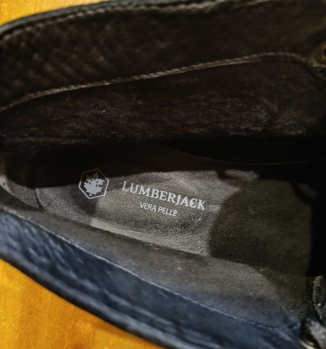 Ghete lace up 43 43.5 premium LUMBERJACK piele naturala moale