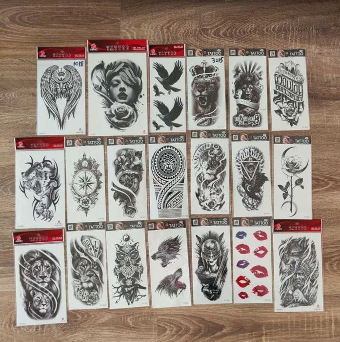 Tatuaje temporare preț pe set 2 buc tatuaje aplicate rapidă cu apa