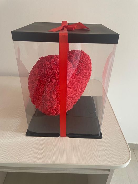 Ursuleti si inima din trandafiri de sapun