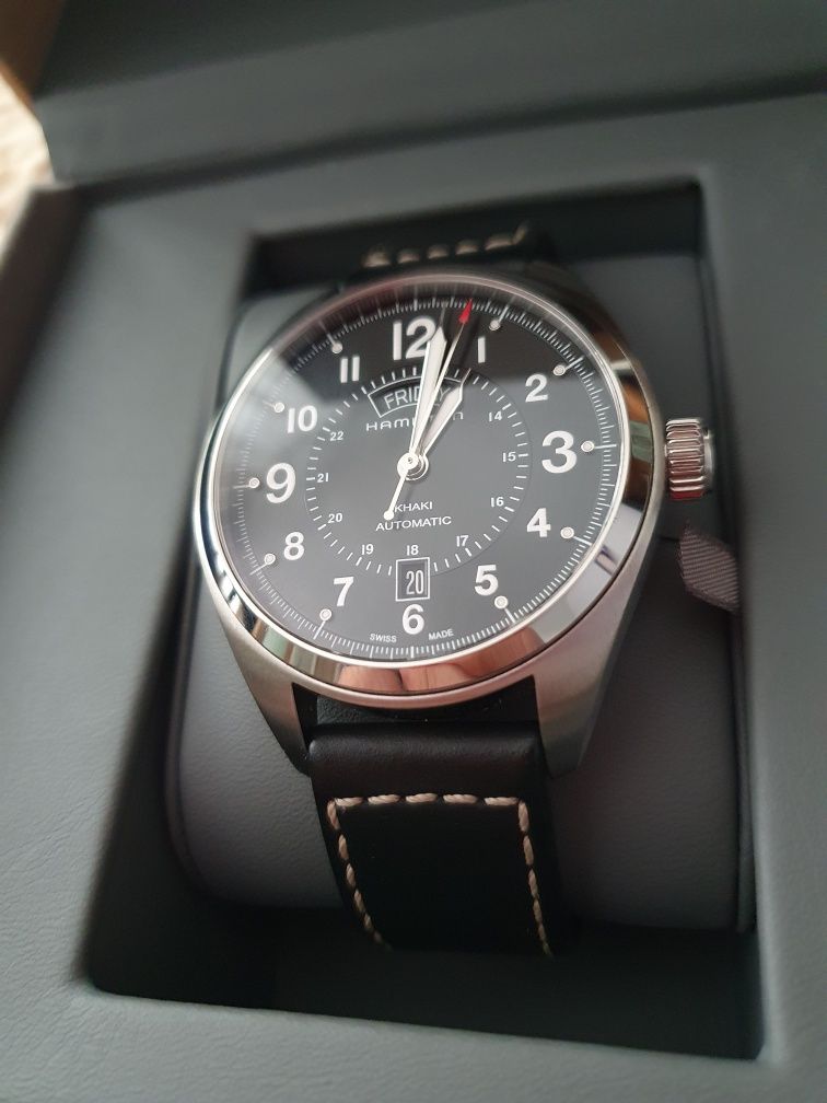 Vand sau Schimb Hamilton Khaki Field Day Date