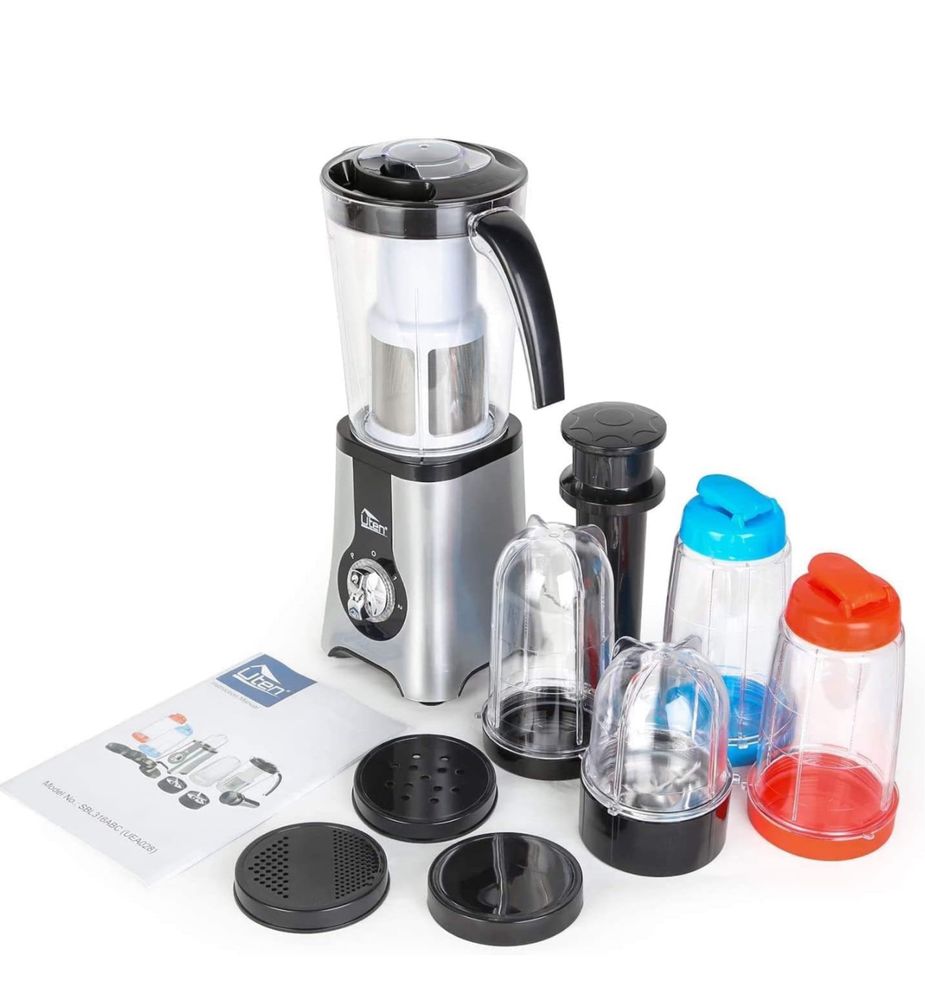 Blender multifunctional Uten din otel inoxidabil 380W- 3 trepte viteza