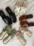 Vand Papuci Slapi Hermes de femei din piele 36 37 38 39