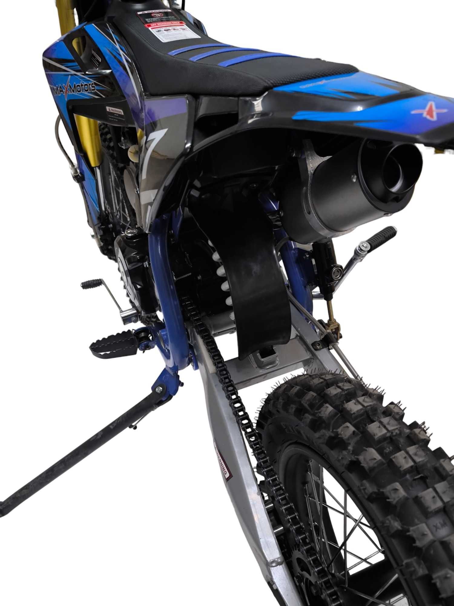 Бензинов кросов мотор 125 cc/кубика MaxMotors - Blue