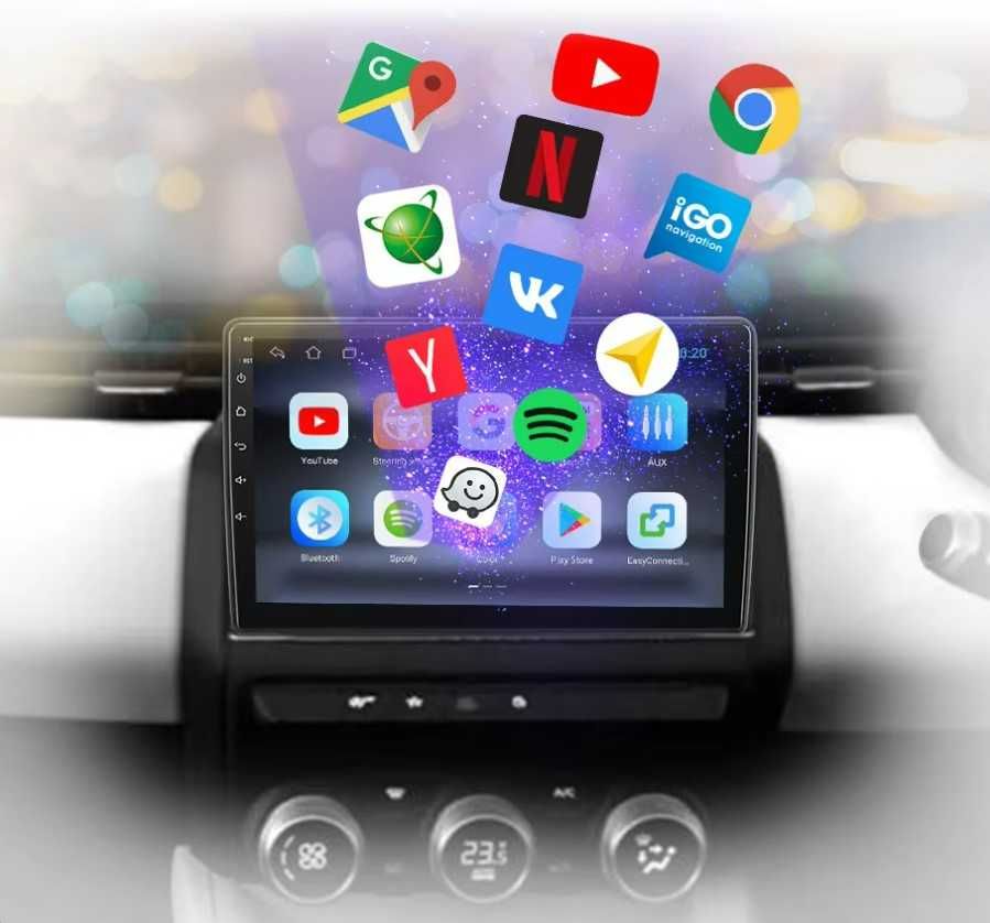 Navigatie Android Renault CLIO 5 , Carplay Android Auto + Camera