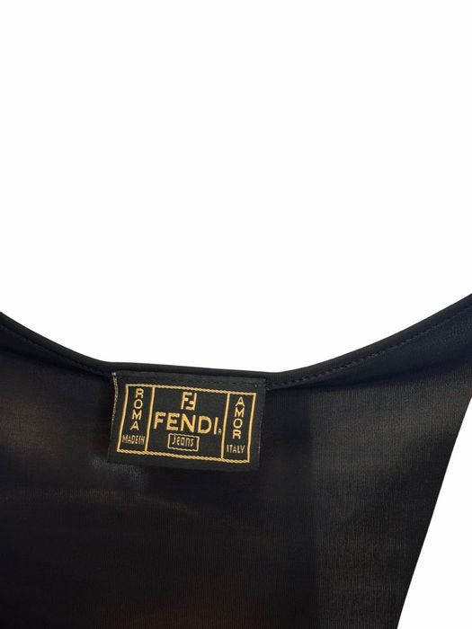 Fendi блуза с дълъг ръкав