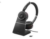 Casti Jabra Evolve 75MS cu suport de incarcare