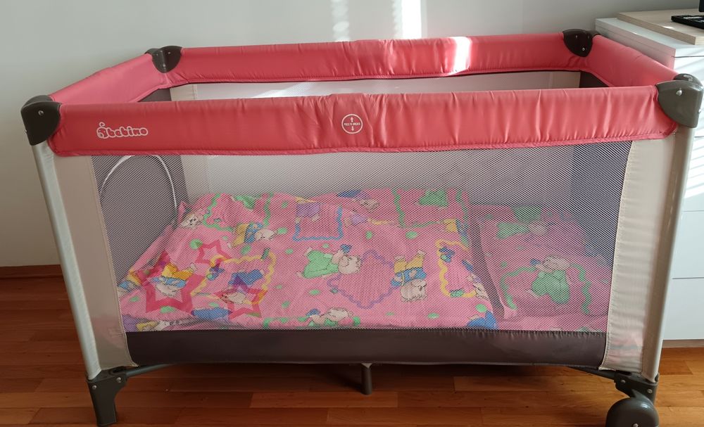 BEBINO сгъваема кошара на 2 нива FANTASY STAR