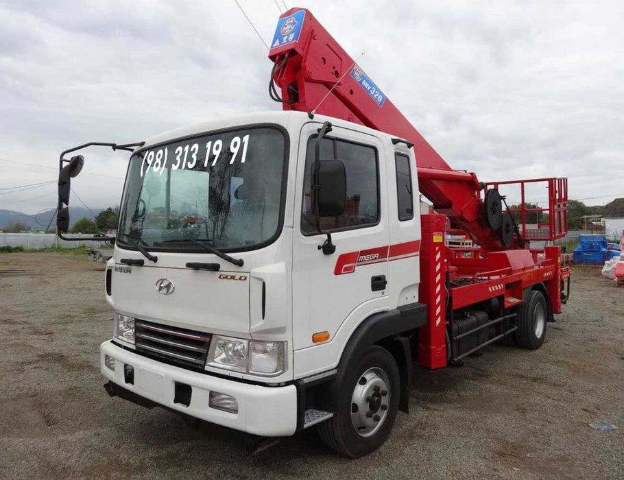 Автовышка 12–60 м с НДС и водителем — срочная аренда в Ташкенте