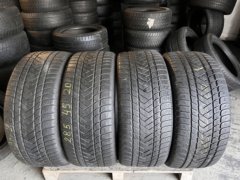 4 anvelope iarna 285/45/20 , pirelli !