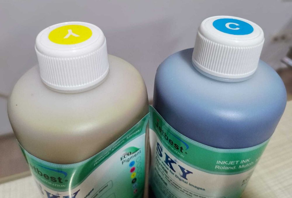 Cerneala Eco-Solvent yellow si cyan ECO MAX2 - Jetbest SKY