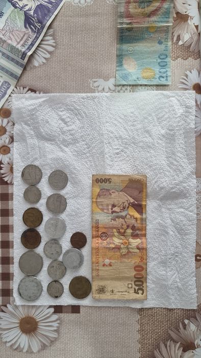 Colectie monede si bancnote vechi