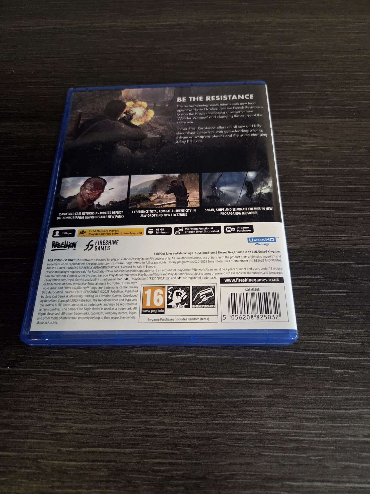 Sniper Elite Resistance за PS5