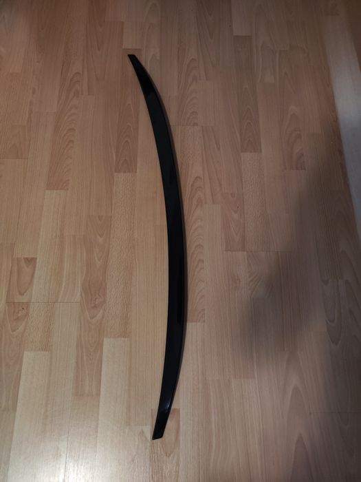 Eleron Spoiler codita lip tuning sport Audi A6 C6 negru lucios