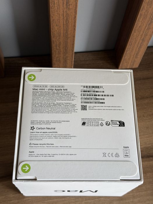Mac Mini M4 - 256/16GB - Nou - Sigilat